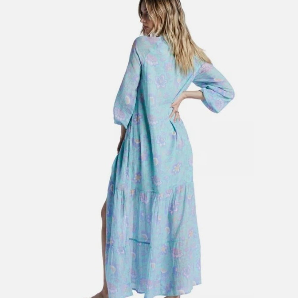Billabong Daring Heart Floral Maxi Dress M/10 NWT - Picture 3 of 9